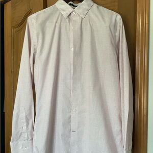 Banana Republic Men's Red Gingham Dress Shirt